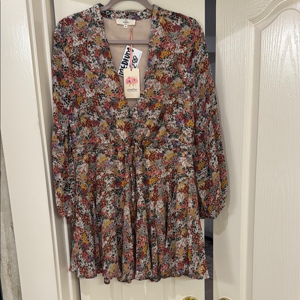 Entro Multicolor Floral Blouse